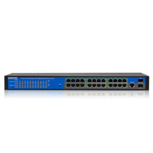 PS5026G-2GS-24POE | Switch Công Nghiệp PoE Quản Lý Layer 2, 24x1G PoE, 2x1G Fiber (SFP)